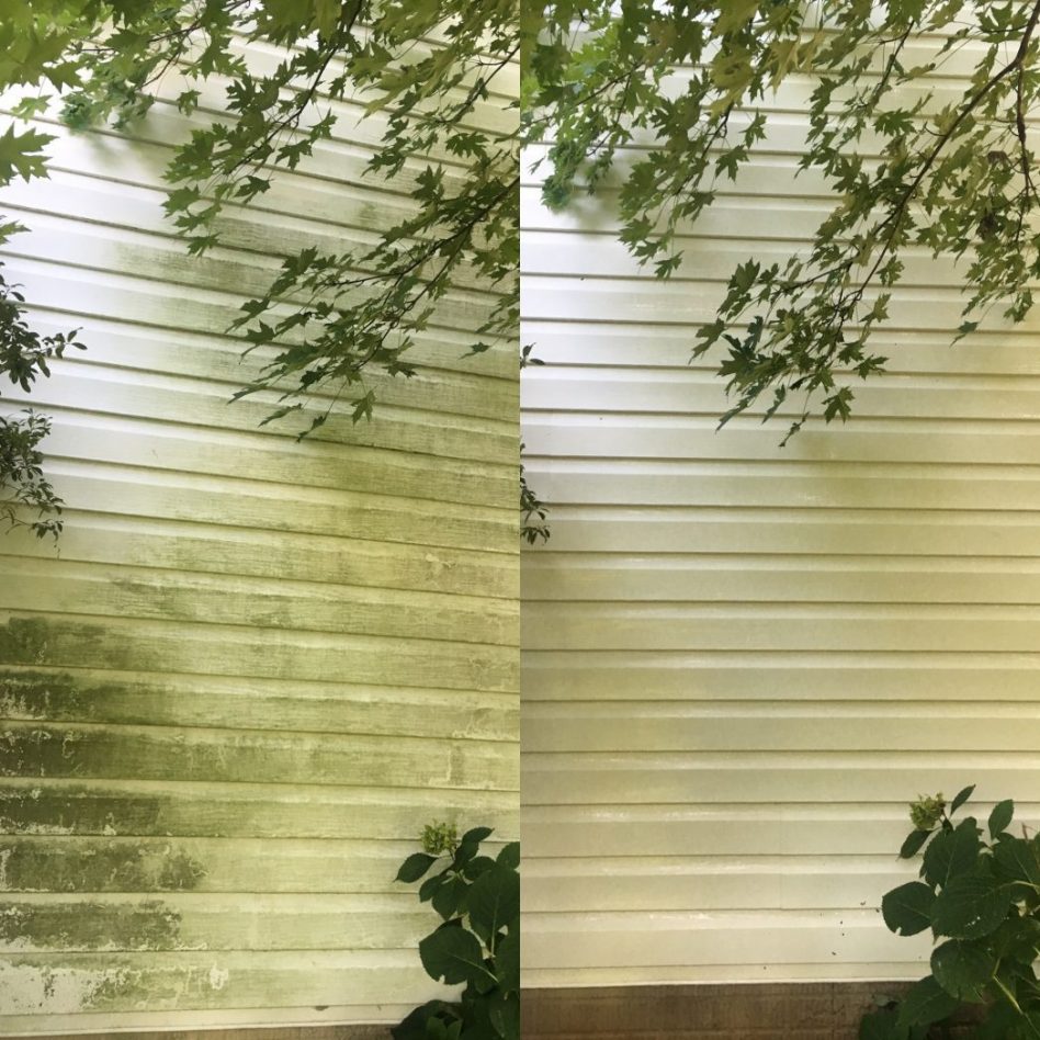 Power washing houses, siding and more