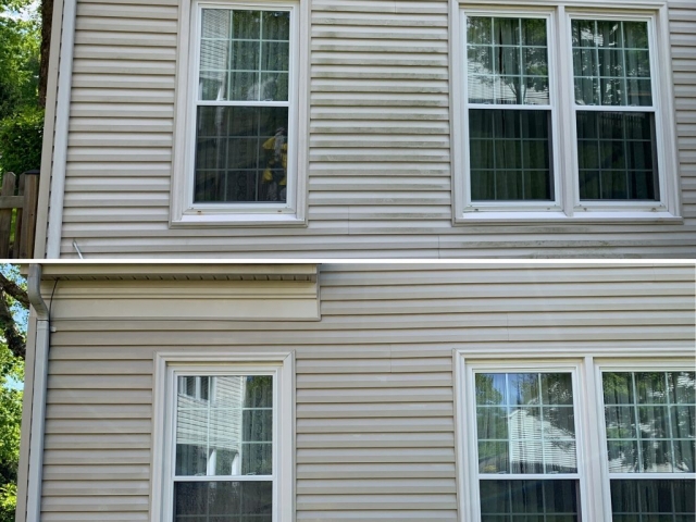 Exterior cleaning in Centreville, Virginia